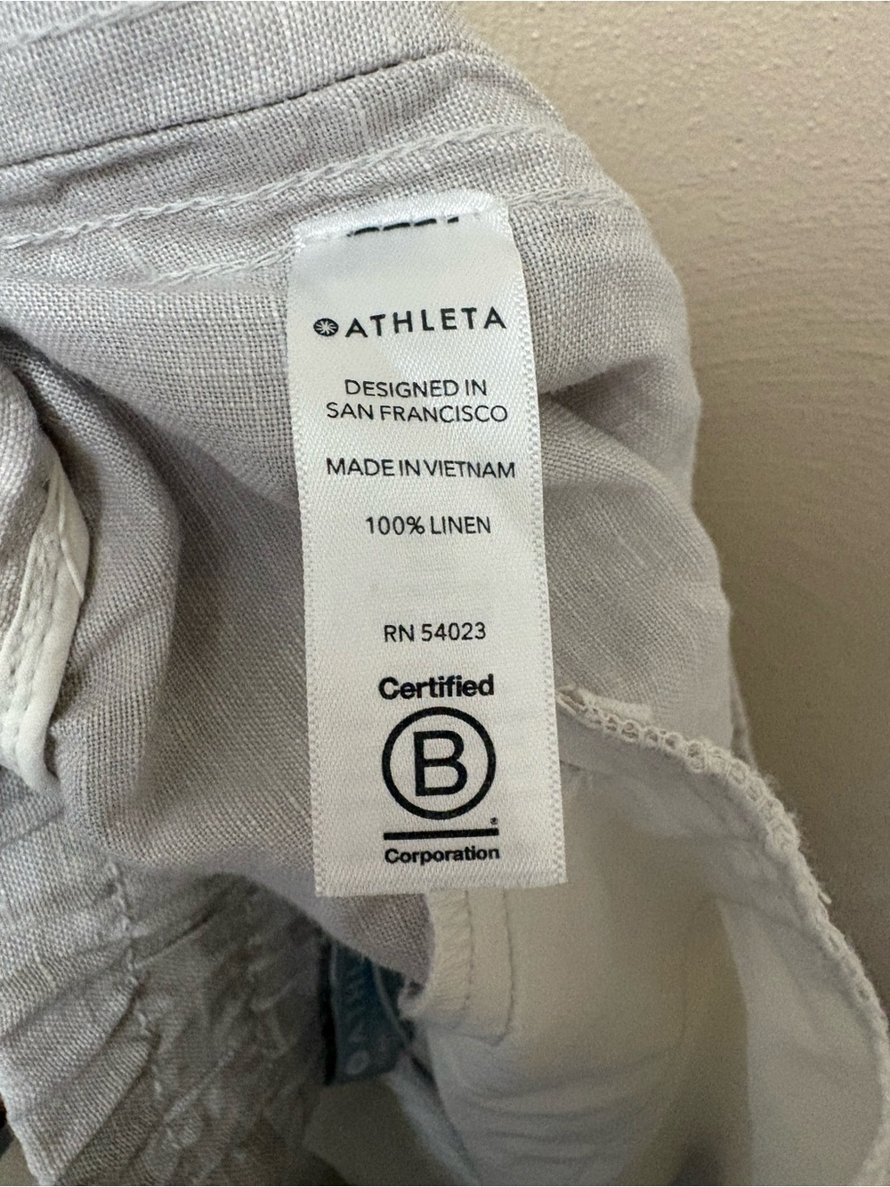 Athleta Cabo Tide Linen Jogger 100% Linen Size 6 NWT New - Picture 14 of 14